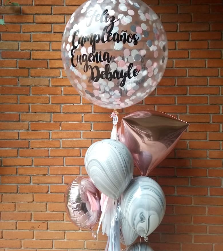 Bouquet de Globos con Diamante o Esfera