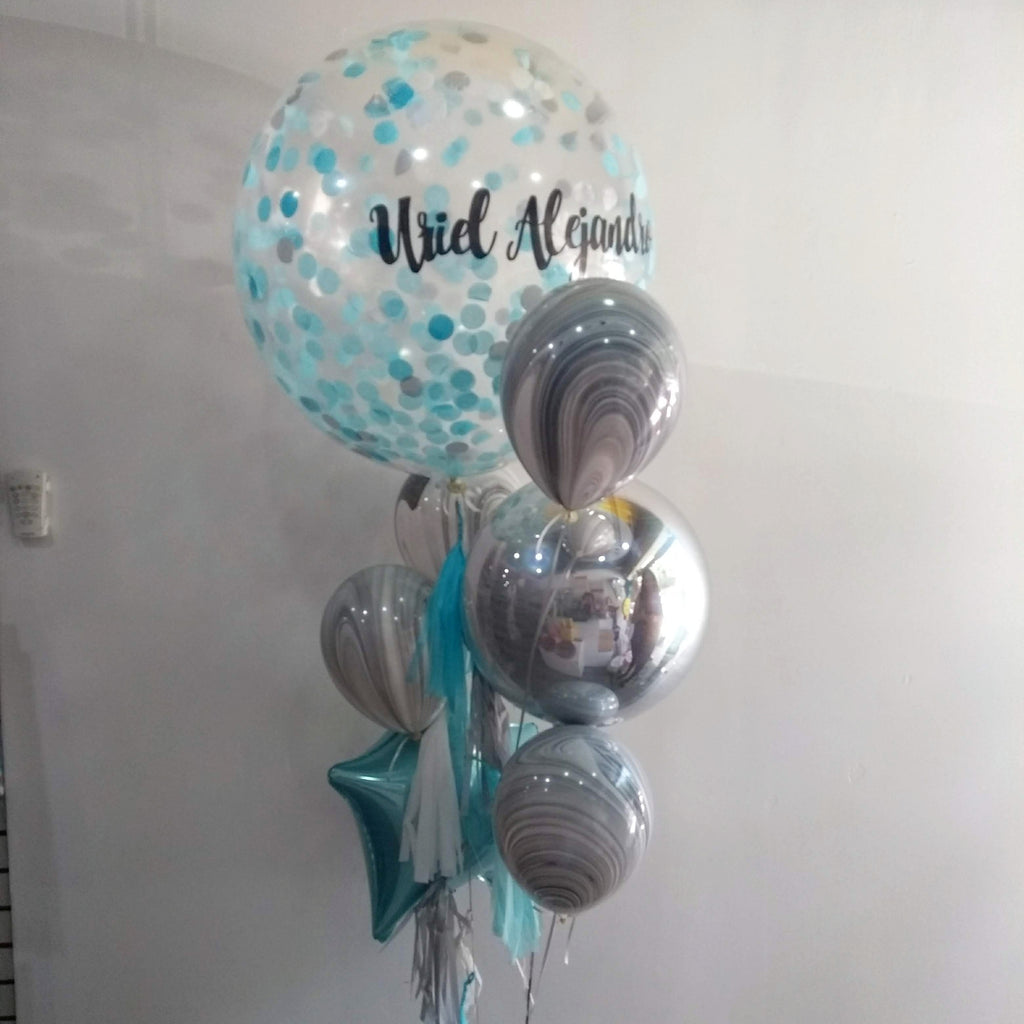 Bouquet de Globos con Diamante o Esfera