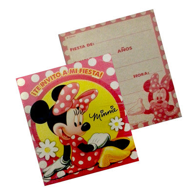 Minnie Mouse Invitacion
